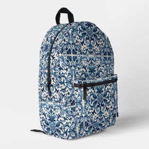 Sac À Dos Imprimé Tuile portugaise