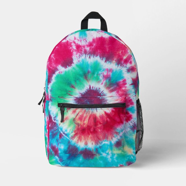 Sac À Dos Imprimé Tye-Dye (Recto)