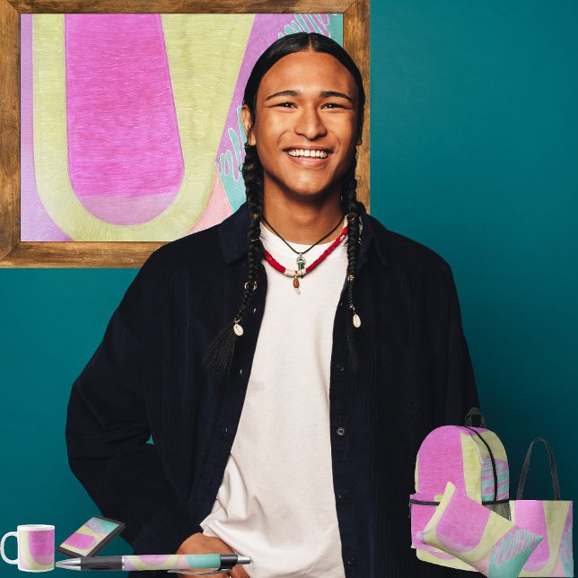 SAC À DOS IMPRIMÉ "U"  (
 Get the full “U” collection at: https://bit.ly/SmartArtIIZazzle. )