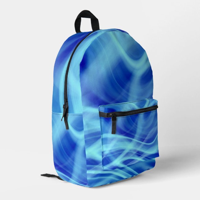 Sac À Dos Imprimé Un brouillard bleu mystique (Coin arrière gauche)