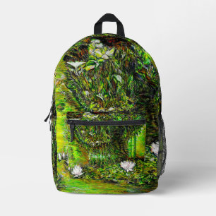 Sac À Dos Imprimé Un étang avec des pensées impures