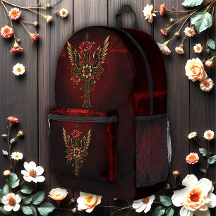 Sac À Dos Imprimé Une croix élégante