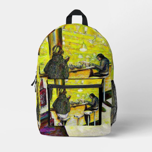 Sac À Dos Imprimé Une journée de folie (Recto)
