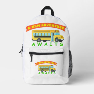 Sac À Dos Imprimé Une nouvelle aventure attend Retour à l'école