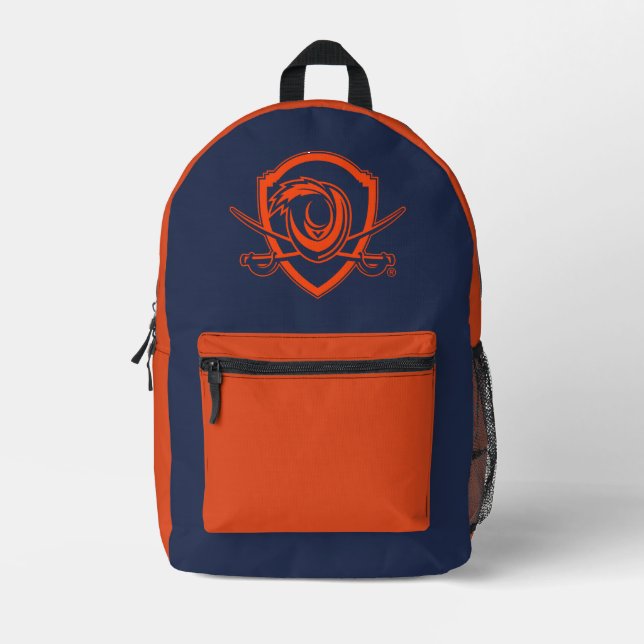 Sac À Dos Imprimé Université de Virginie | Bouclier Cavalier (Recto)