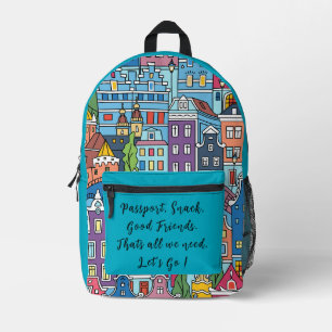 Sac À Dos Imprimé Vacances,Allons-y !