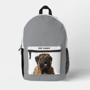 Sac À Dos Imprimé Vacances Mastiff Mastiff Anglais