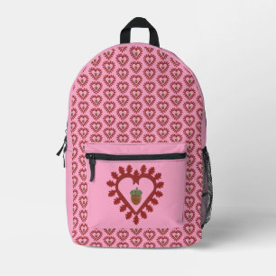 Sac À Dos Imprimé Valentines Jour Amour Coeur Acorn Motif