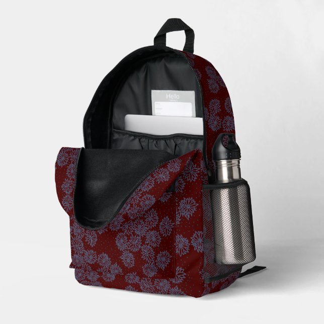 SAC À DOS IMPRIMÉ VEERA (Coin arrière droit (ouvert))