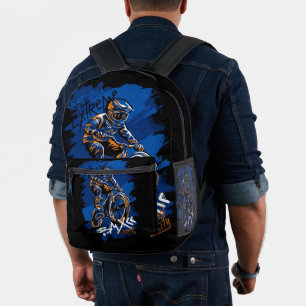 Sac À Dos Imprimé Vélo BMX streetwear graffiti urbain