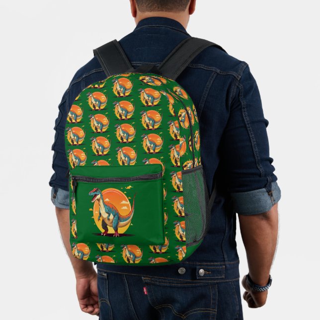 Sac À Dos Imprimé Vélociraptor (Insitu (Modèle))