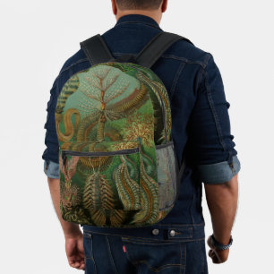 Sac À Dos Imprimé Vers Annélides Chaetopoda vintage par Ernst Haecke