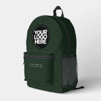 Vert Foncé | Logo et texte personnalisés