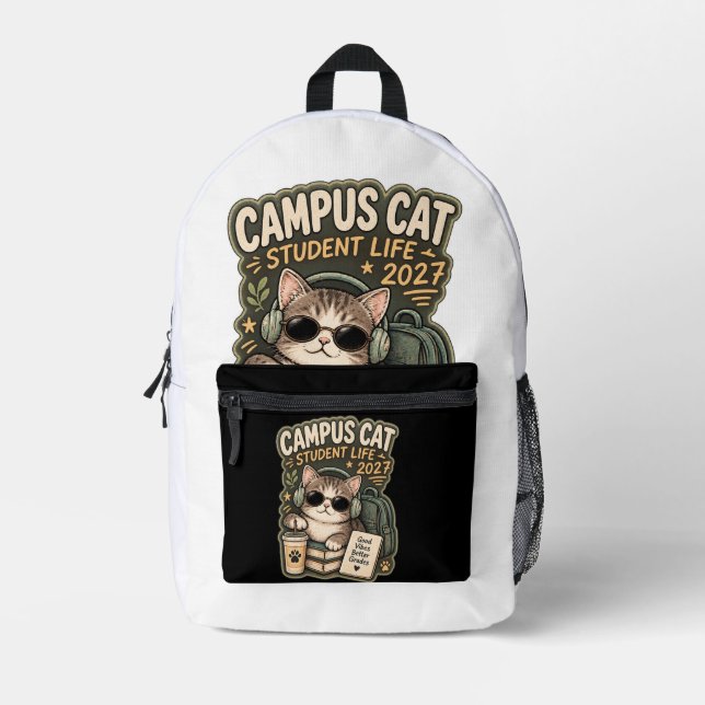 Sac À Dos Imprimé Veste en jean (Recto)