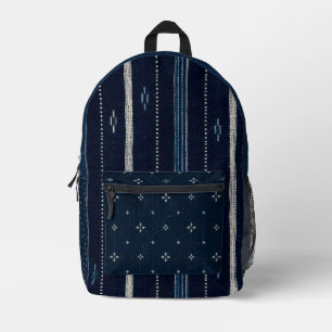 Sac À Dos Imprimé Vêtement de travail japonais en tissu de champ ind