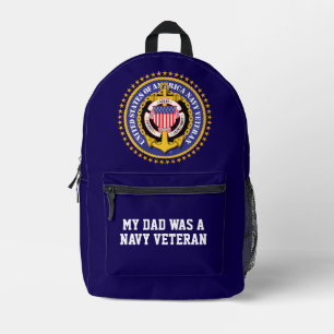Sac À Dos Imprimé Vétéran de la marine