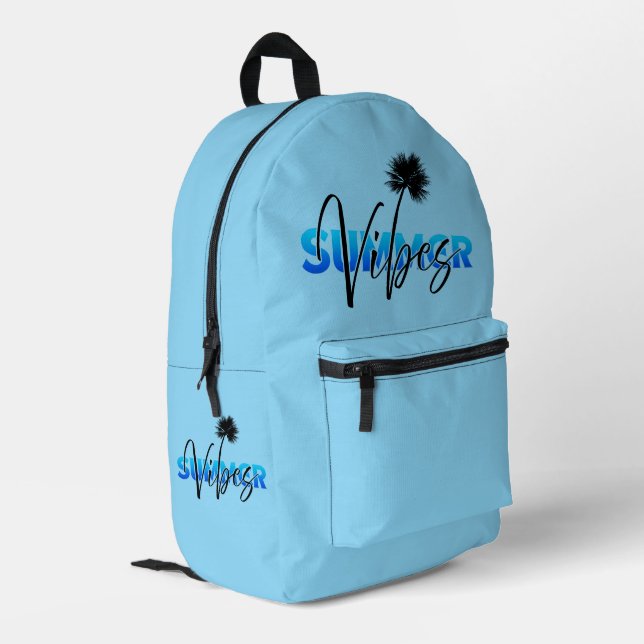 Sac À Dos Imprimé vibes d'été (Coin arrière gauche)