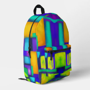 Sac À Dos Imprimé Vibes électriques Dreams Art Vintage élégant