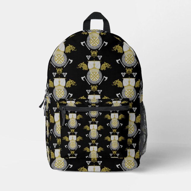 Sac À Dos Imprimé Viking Norvégiens (Recto)