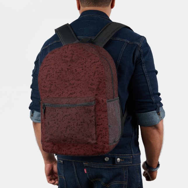 Sac À Dos Imprimé Vin rouge Cork Look Grain (Insitu (Modèle))