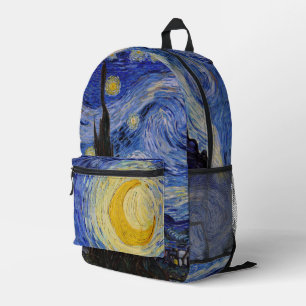 Sac À Dos Imprimé Vincent Van Gogh - La nuit étoilée