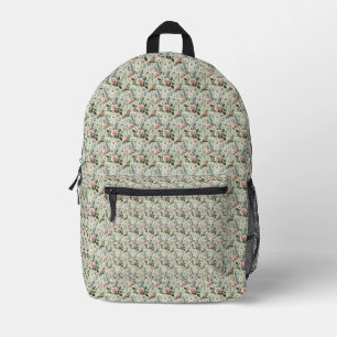 Sac À Dos Imprimé Vintage Pastel Floral Motif botanique