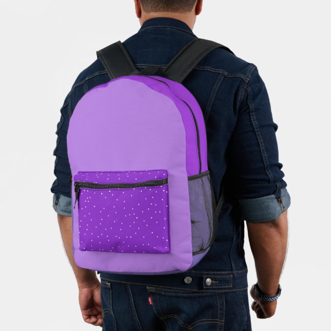 Sac À Dos Imprimé Violet clair violet (Insitu (Modèle))