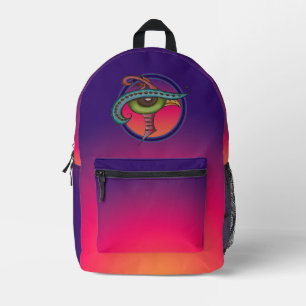 Sac À Dos Imprimé Violet et orange