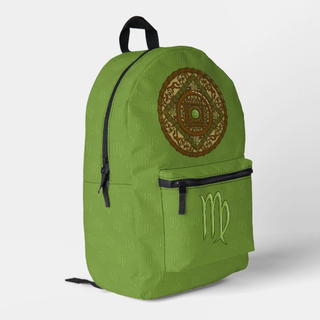 Sac À Dos Imprimé Virgo Mandala (Coin arrière gauche)