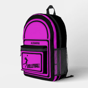 Sac À Dos Imprimé Volley-ball, Joueuse de volley-ball fille, Cadeau
