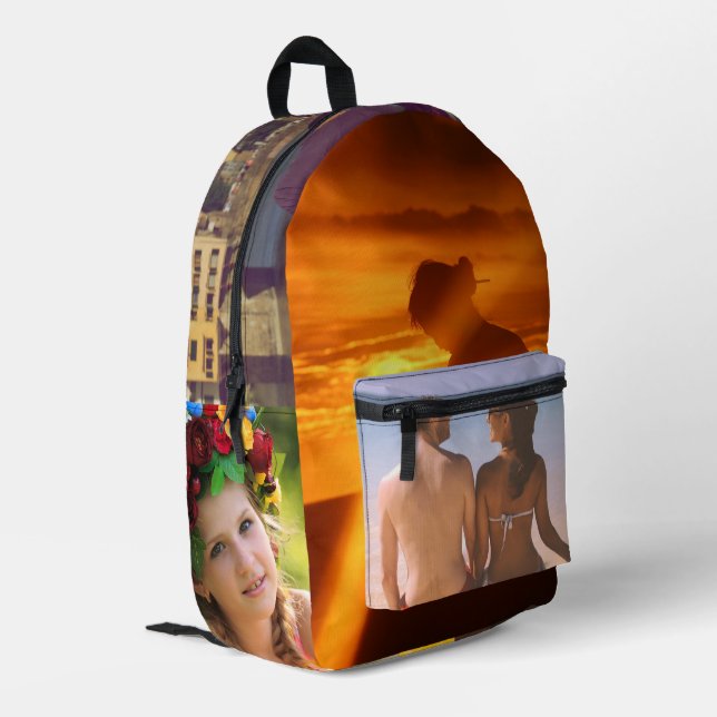 Sac À Dos Imprimé Vos photos (Coin arrière gauche)