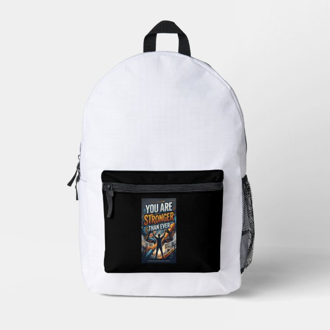 Sac À Dos Imprimé Vous êtes plus fort que jamais (Recto)