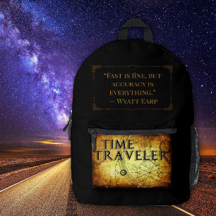 Sac À Dos Imprimé Voyageur d'heure
