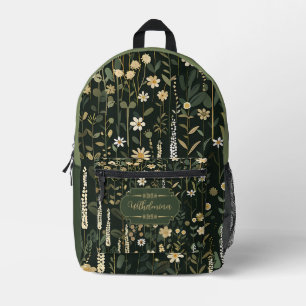 Sac À Dos Imprimé Wilhelmina Dark Daisy Floral