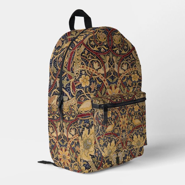 Sac À Dos Imprimé William Morris Bullerswood Tapisserie Faux (Coin arrière gauche)