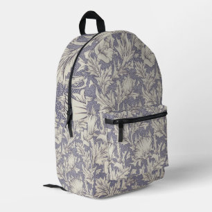 Sac À Dos Imprimé William Morris Horn Poppy Classic Floral