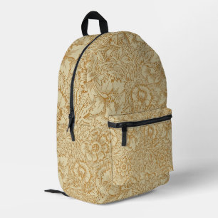 Sac À Dos Imprimé William Morris Papier peint floral Poppy