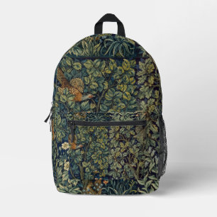 Sac À Dos Imprimé William Morris Pheasier Bois Bois
