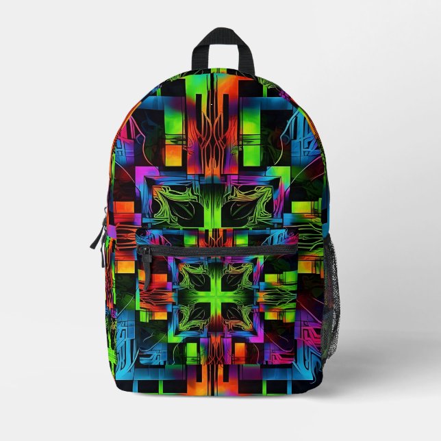 Sac À Dos Imprimé "WitchGrid" (Recto)