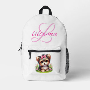 Sac À Dos Imprimé Yorkie personnalisé