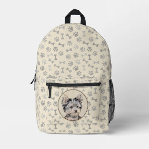 Sac À Dos Imprimé Yorkshire Terrier Puppy Peinture Chien original