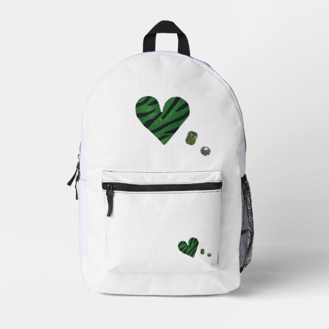 Sac À Dos Imprimé Zebra-heart (Recto)