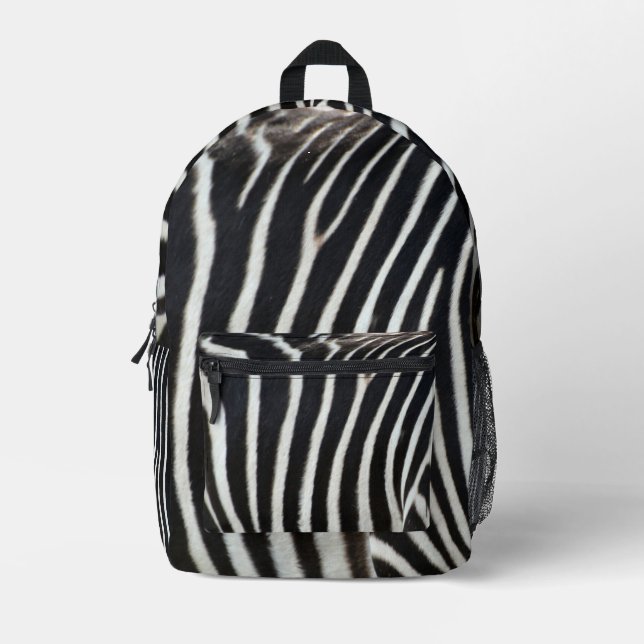 Sac À Dos Imprimé Zèbre  (Recto)