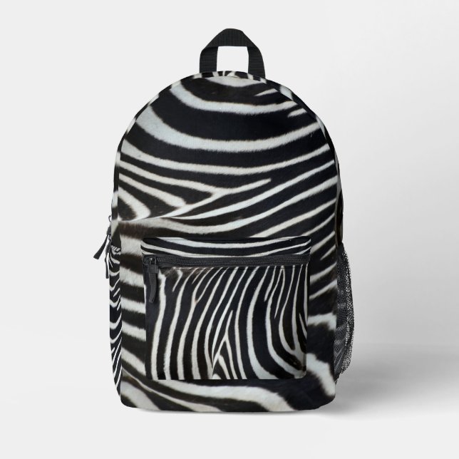 Sac À Dos Imprimé Zèbre (Recto)