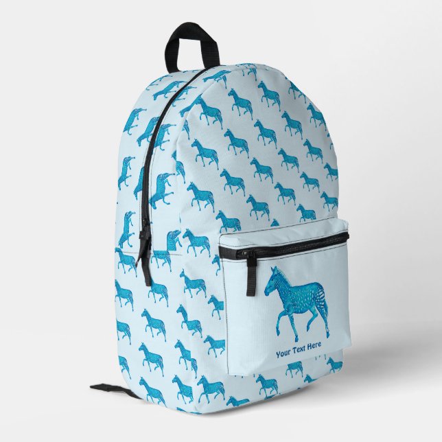 Sac À Dos Imprimé Zèbre joli à pois (Coin arrière gauche)