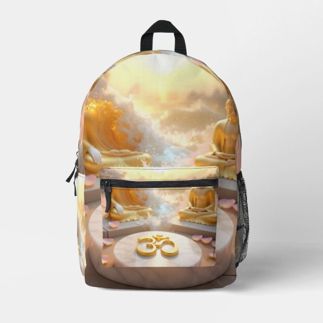 SAC À DOS IMPRIMÉ ZEN - BOUDDHISME - OM (Recto)