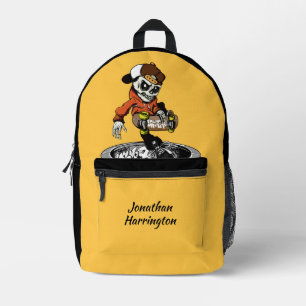 Sac À Dos Imprimé Zombie Skater nom personnalisé