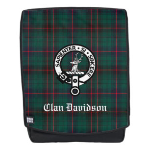Sac À Dos Insigne de crête et tartan du clan Davidson