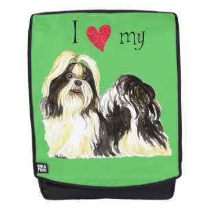 Sac À Dos J'aime mon Shih Tzu