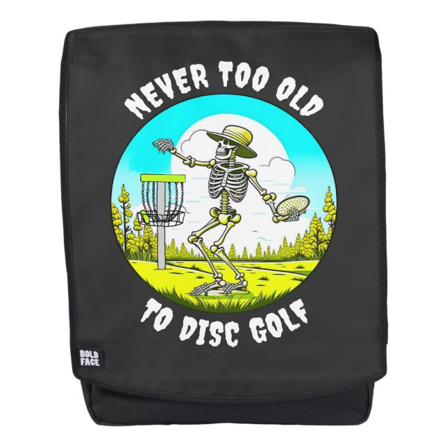 Sac À Dos Jamais trop vieux pour Disc Golf | Lissage de sque (Devant)